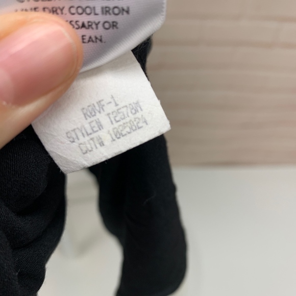 Eileen Fisher Black VISCOSE JERSEY TUNIC - Picture 7 of 8